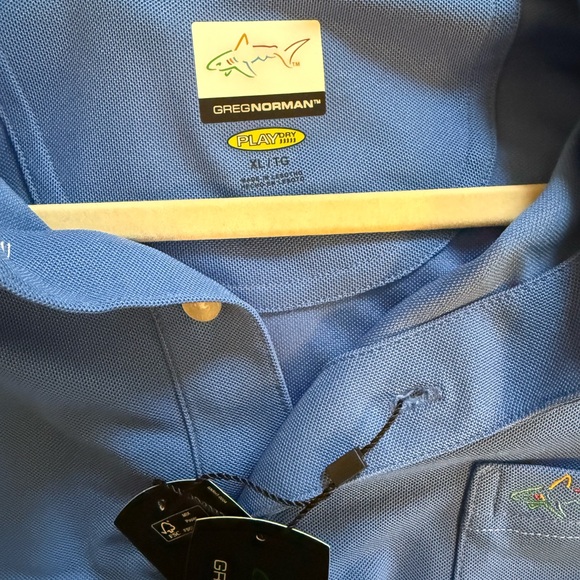 Greg Norman Collection Cobalt Blue Polo Shirt - Picture 4 of 4